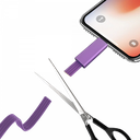 كابل شحن يو اس بي سريع للايفون قابل للقص واعادة الاستخدام 1.5 متر