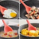 معلقة طبخ سيليكون للتوزيع والخلط بالوان مختلفة