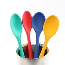 معلقة طبخ سيليكون للتوزيع والخلط بالوان مختلفة