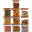 علبة حفظ وتنظيم الحبوب والبقوليات والمكسرات 500 ملي لتر