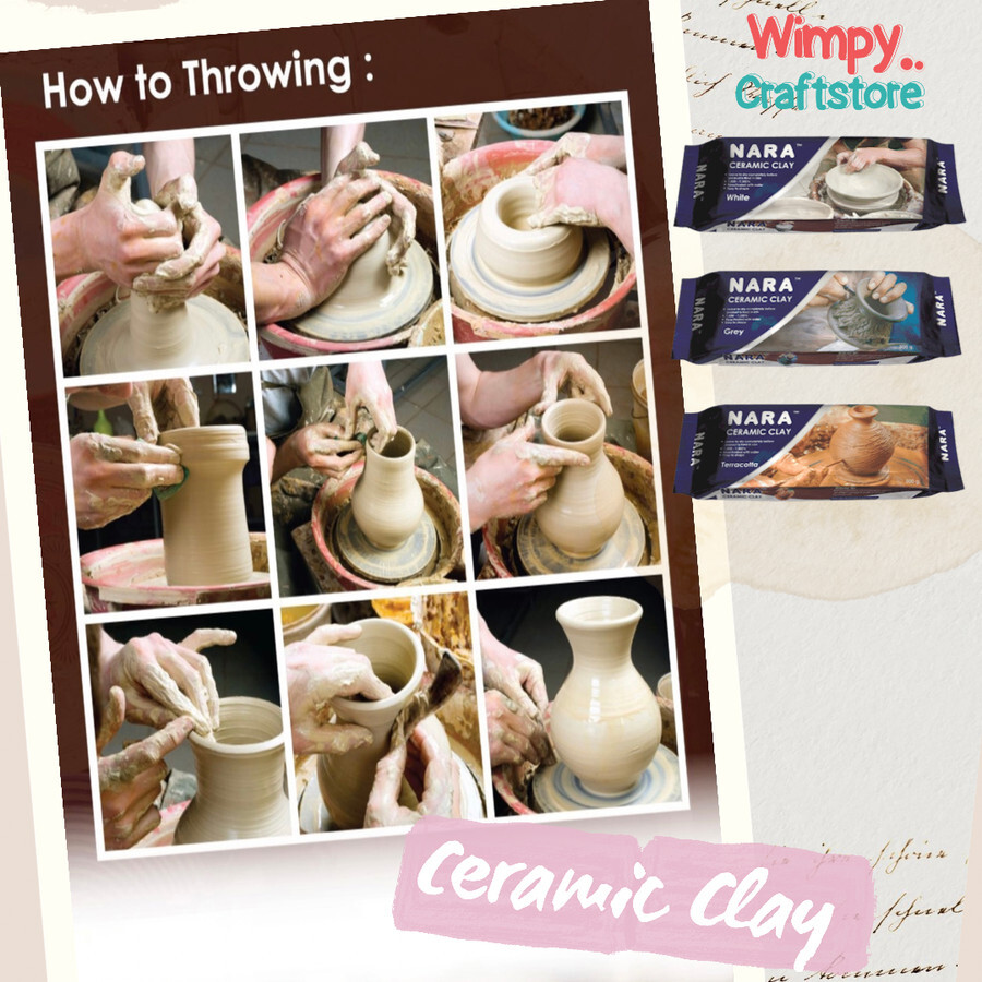 عجينة سيراميك سهلة التشكيل لتنمية مواهب الاطفال 500 جرام