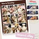 عجينة سيراميك سهلة التشكيل لتنمية مواهب الاطفال 500 جرام