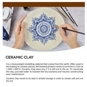 عجينة سيراميك سهلة التشكيل لتنمية مواهب الاطفال 500 جرام