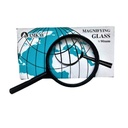 عدسة مكبرة من الزجاج النقي بإطار ويد بلاستيك