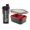 لانش بوكس 1.6 لتر مع زجاجة مياه 750 مللي لتناول الطعام والمشروبات اوقات الدراسة والعمل