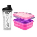 لانش بوكس 1.6 لتر مع زجاجة مياه 750 مللي لتناول الطعام والمشروبات اوقات الدراسة والعمل