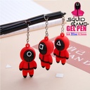 قلم جاف ازرق بغطاء بلعبة على شكل سكواد جيم عملي ومختلف