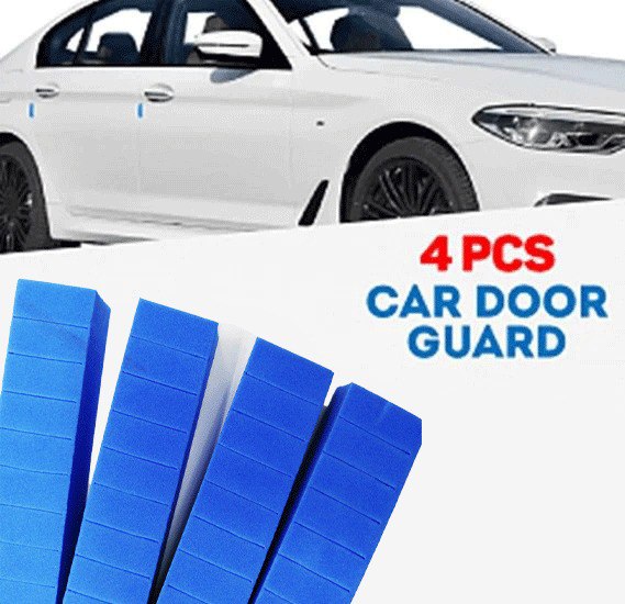 صداد اسفنجي لحماية أبواب السيارة مقاوم للتصادم ومانع للخدوش ذاتي اللصق 4 قطع
