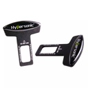 مشبك تثبيت حزام أمان السيارة قطعتين من المعدن