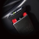 مشبك تثبيت حزام أمان السيارة قطعتين من المعدن