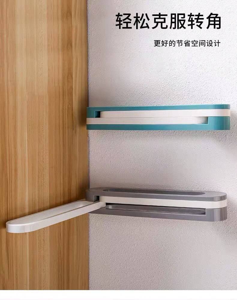 حامل الكروكس والشباشب والفوط قابل للطي للتعليق على الحائط والأركان للمصيف والرحلات