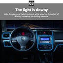 شريط ليد نيون لتزين السيارات من الداخل بألوان مختلفة 3 متر