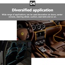 شريط ليد نيون لتزين السيارات من الداخل بألوان مختلفة 3 متر