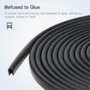 شريط مطاط لحماية ابواب السيارة من الخدوش والصدمات قابل للقص 5 متر