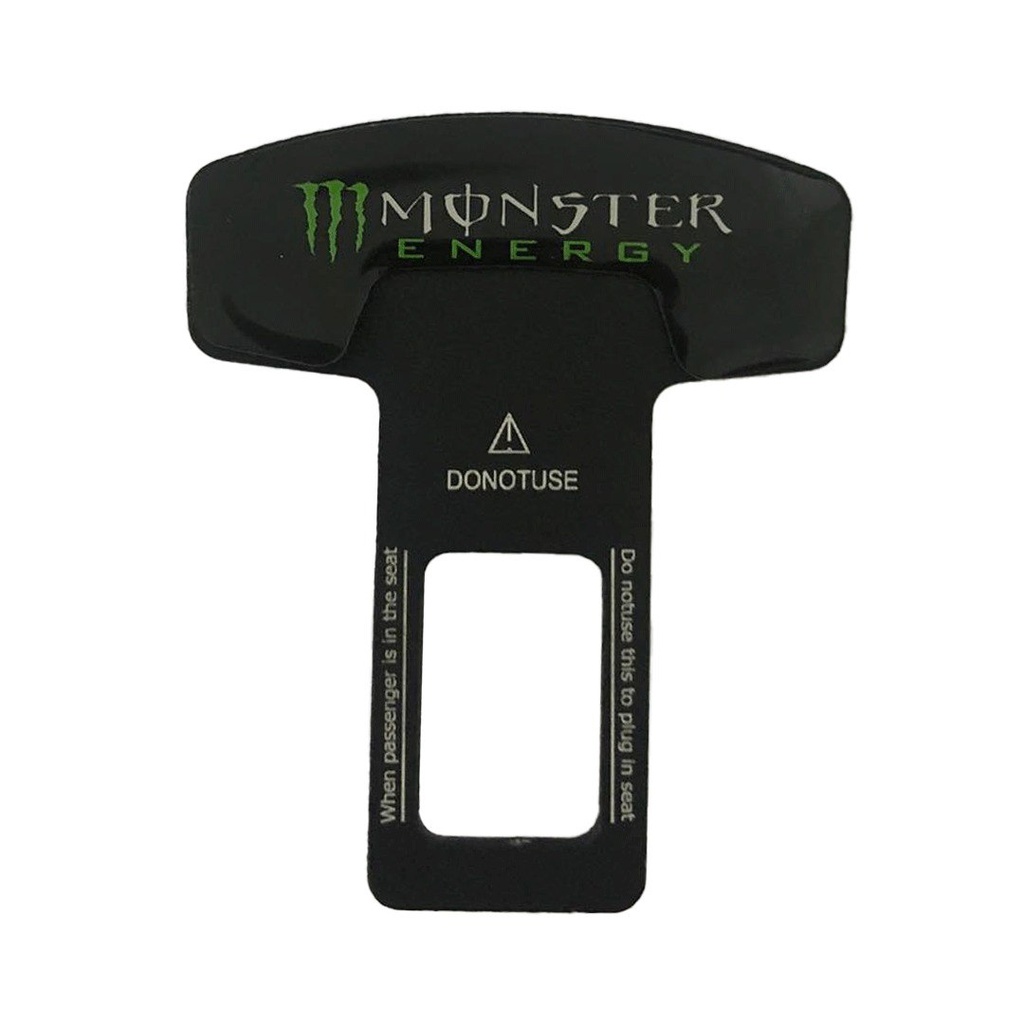 مشبك تثبيت حزام أمان السيارة قطعتين من المعدن