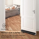 مانع الأتربة والحشرات اسفنجي قابل للقص بغطاء جلد سهل التنظيف للأبواب والنوافذ الداخلية والخارجية