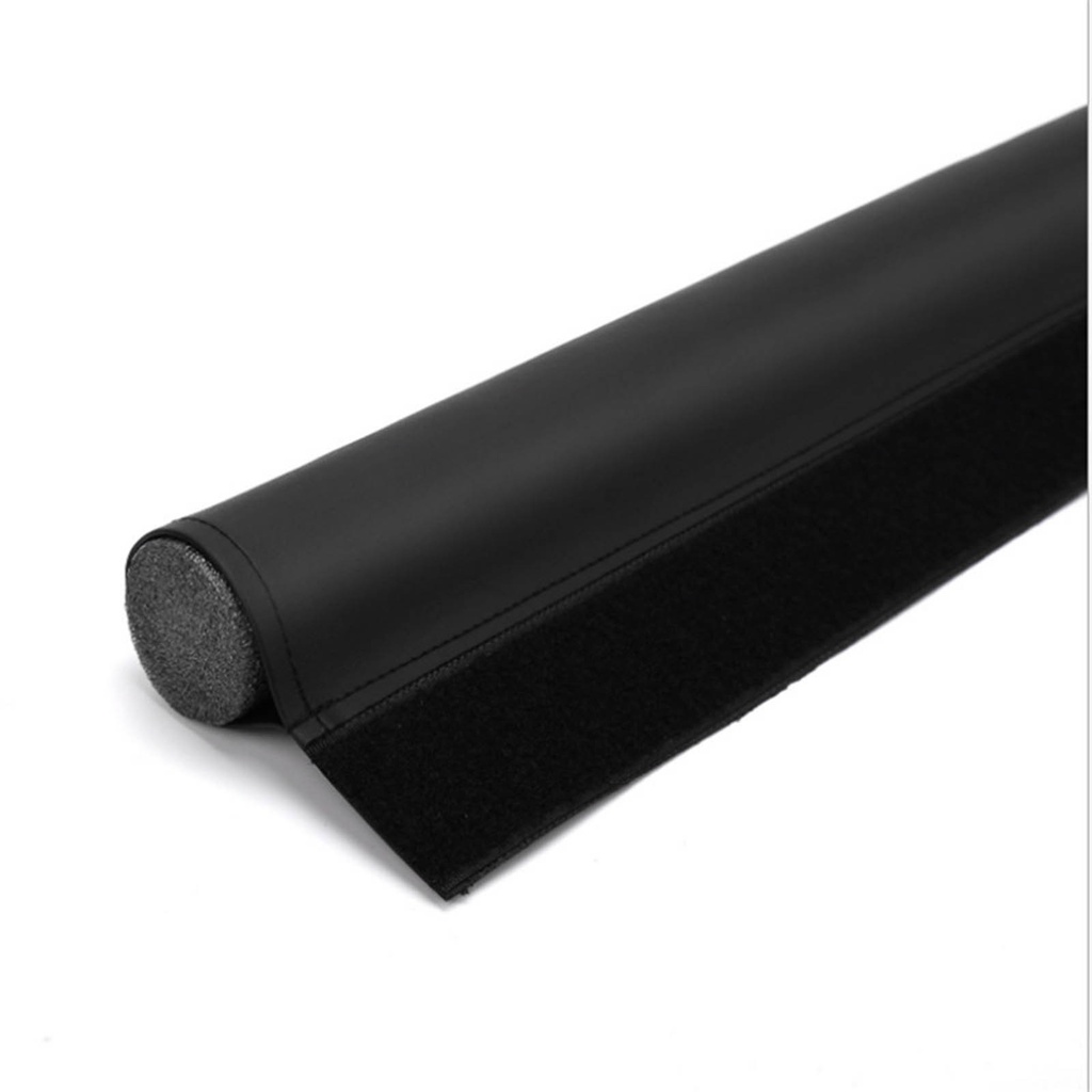 مانع الأتربة والحشرات اسفنجي قابل للقص بغطاء جلد سهل التنظيف للأبواب والنوافذ الداخلية والخارجية