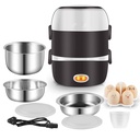 عامود طعام كهربائي 2 دور لتسخين وتناول طعام منزلي صحي وقت الدراسة والعمل 200 وات