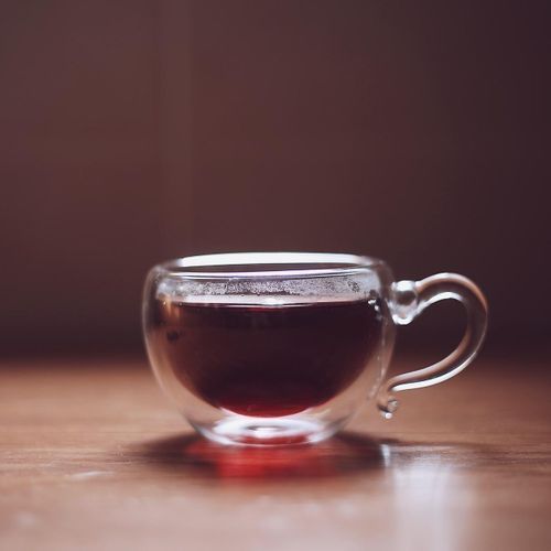 مج دبل شيك لشرب النسكافية والشاي والعصائر من الزجاج