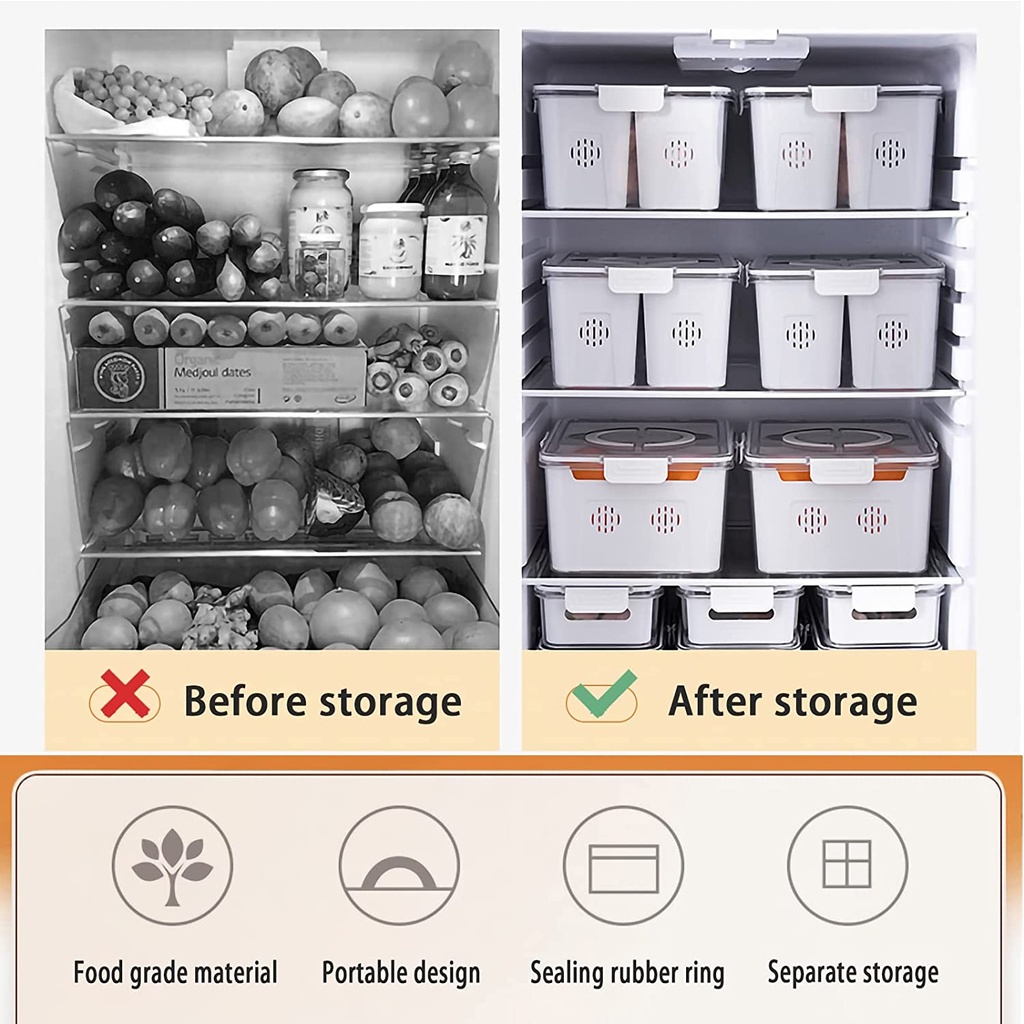 علبة ثلاجة مقسمة ك 190