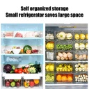 درج ثلاجة بمصفاه منظم وحامل للفواكه والخضروات بغطاء محكم الغلق من الاكليريك الشفاف