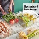 درج ثلاجة بمصفاه منظم وحامل للفواكه والخضروات بغطاء محكم الغلق من الاكليريك الشفاف