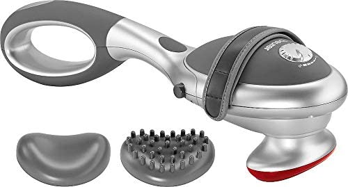 جهاز مساج وتدليك كهربائي للرقبة وعضلات الجسم بسرعات مختلفة برأس قابلة للفك ويد لسهولة التحكم