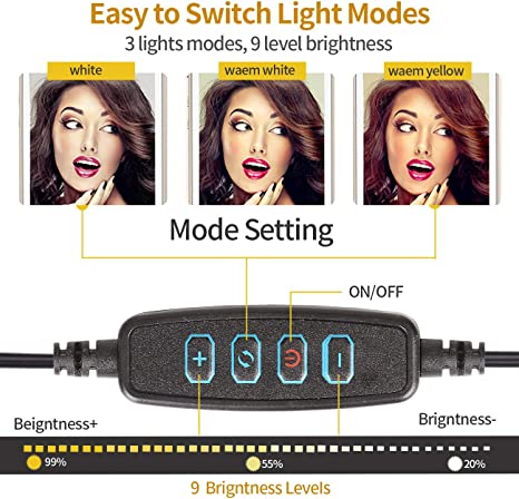 حامل موبايل ورينج لايت ومايك ستاند في جهاز واحد