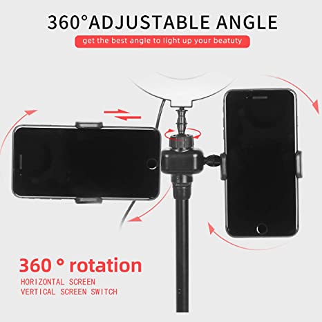 حامل موبايل ورينج لايت ومايك ستاند في جهاز واحد