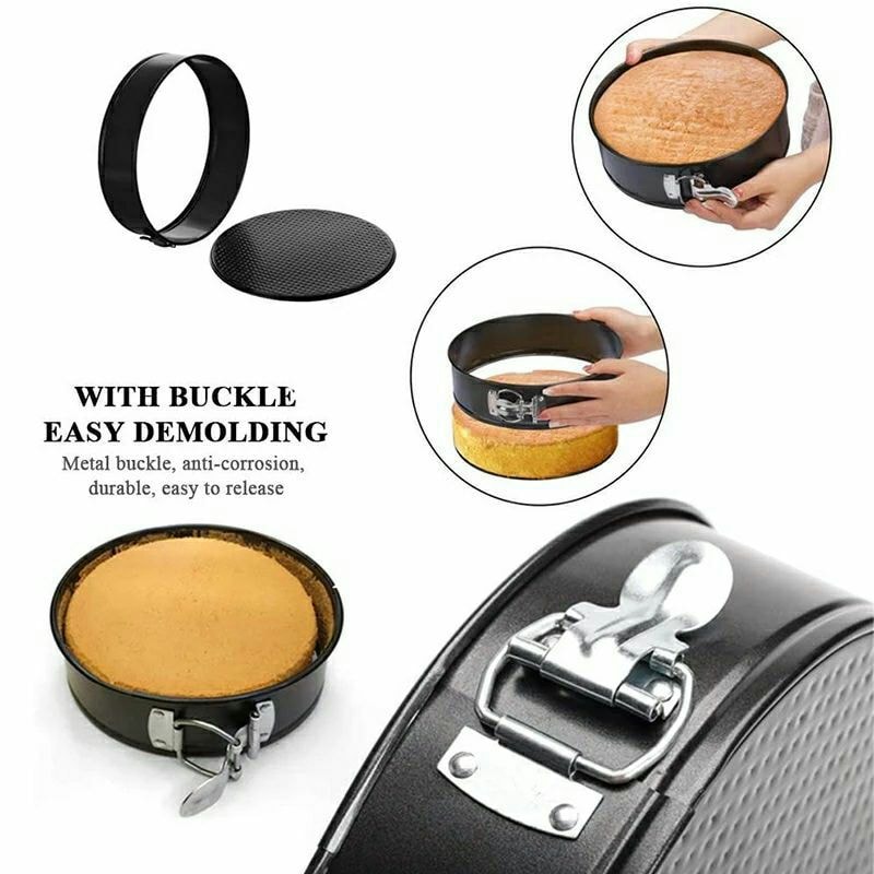 طقم صوانى كيك تيفال كلبس ٣ اشكال دائرى ومربع وقلب