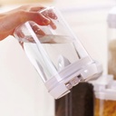 طقم علب حفظ الطعام 6 قطع مختلفة الاحجام للبقوليات والكاندي متعددة الاستخدام