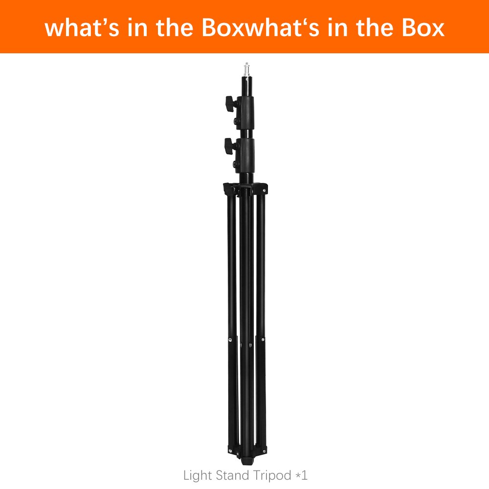 حامل ثلاثي القوائم للكاميرا ومصابيح اضاءة التصوير قابل للطي مثالي للمصورين المحترفين