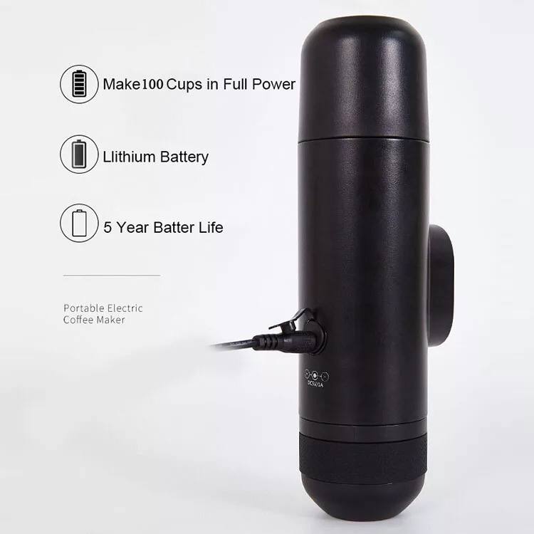 ماكينة اسبريسو كهربائية محمولة للسفر والخروج ورحلات التخييم
