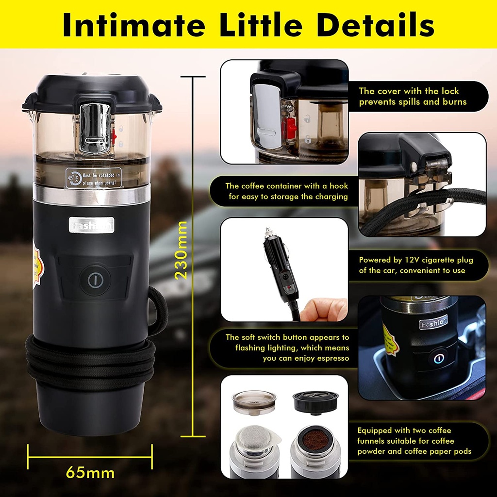 ماكينة اسبريسو السيارة