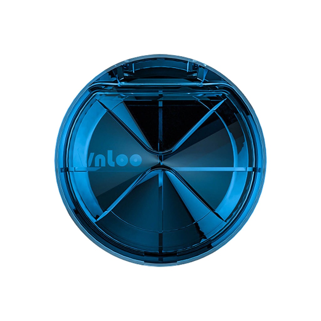 منظم يومي لحبوب الدواء والفيتامينات مقسم 4 خانات محمول لعدم النسيان وللسفر والخروج