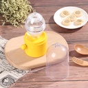 جهاز صنع البيض الذهبي اليدوي لخلط الصفار مع البياض بسهولة