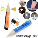 قلم اختبار فاحص وكاشف للكهرباء بالضوء والصوت