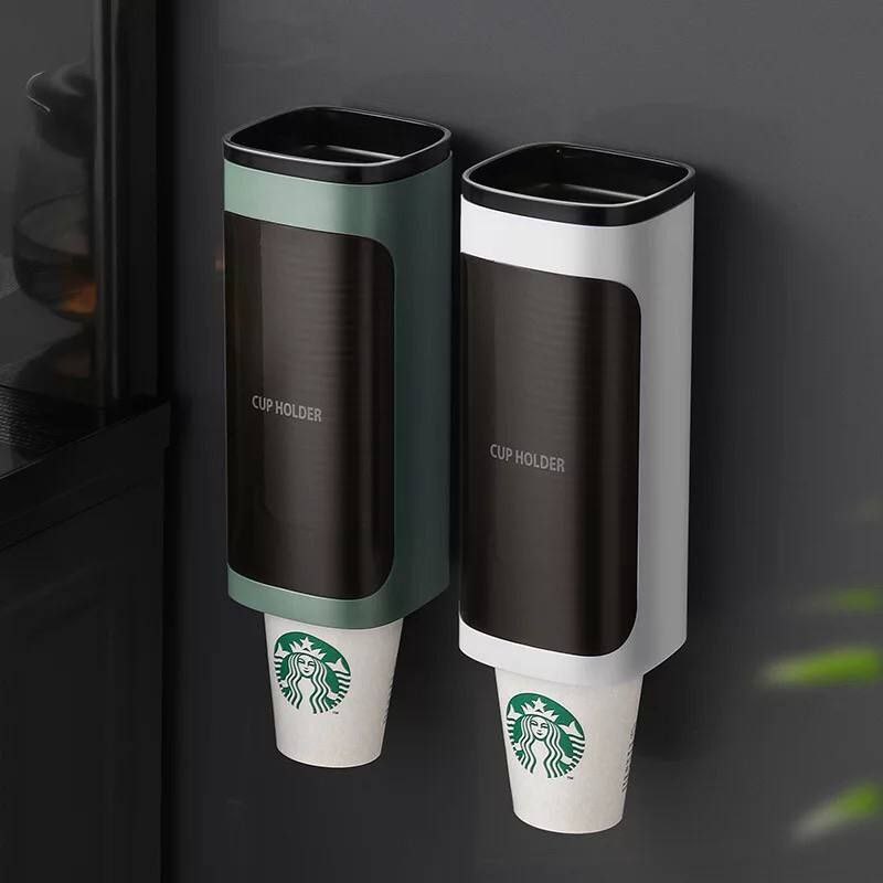 ديسبنسر وحامل الأكواب الفردي للتعليق بجانب ديسبنسر الماء او على الحائط جديد