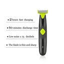 ماكينة حلاقة وتربروف ب 3 شفرات مختلفة للرجال والنساء تعمل بالشحن