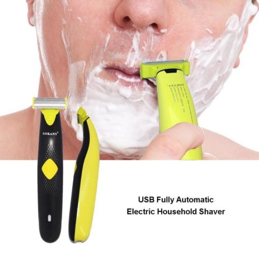 ماكينة حلاقة وتربروف ب 3 شفرات مختلفة للرجال والنساء تعمل بالشحن