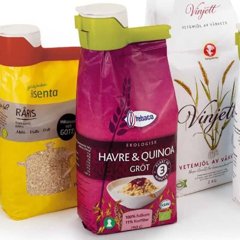 غالق اكياس بغطاء برطمان لسهولة الفتح والغلق و تكرار الاستخدام