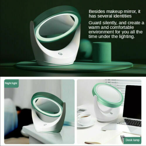 مراية مضيئة ليد قوية تاتش تعمل باللمس دوارة 360