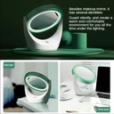 مراية مضيئة ليد قوية تاتش تعمل باللمس دوارة 360