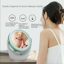 مراية مضيئة ليد قوية تاتش تعمل باللمس دوارة 360