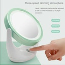 مراية مضيئة ليد قوية تاتش تعمل باللمس دوارة 360