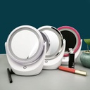 مراية مضيئة ليد قوية تاتش تعمل باللمس دوارة 360