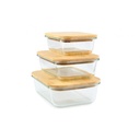 طبق شفاف خشب كبير *24kr 914