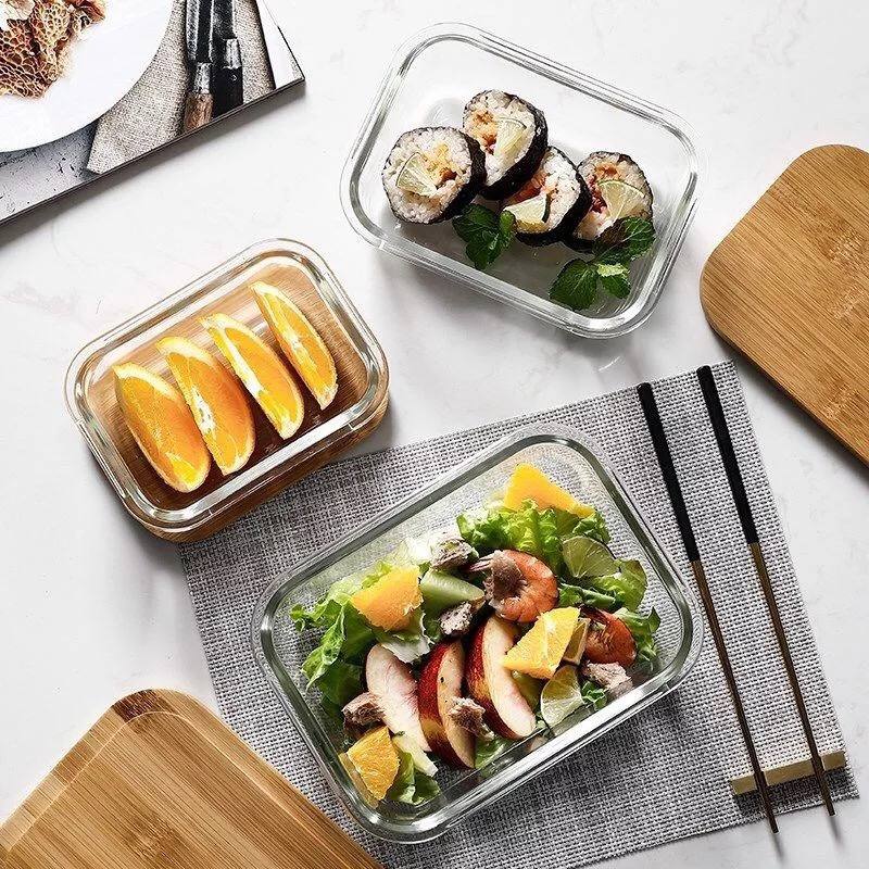 طبق شفاف خشب كبير *24kr 914