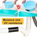 شريط لاصق وتربروف مانع للتسريب للأحواض والحمام متعدد الأستخدام