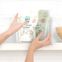 منظم حامل لأدوات المطبخ والحمام والميكب والاكسسورات من الاكليريك الشفاف متعدد الاستخدام